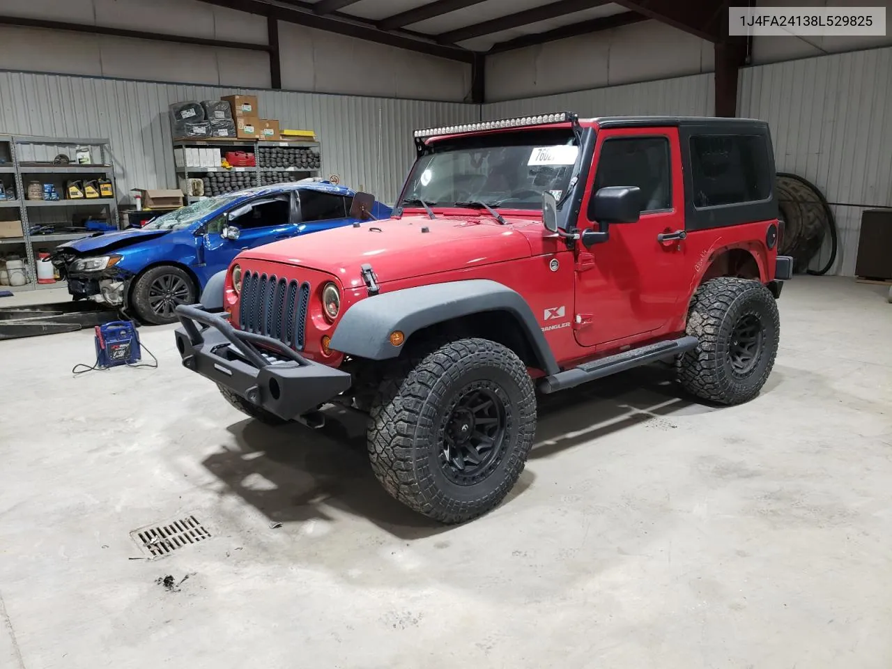 2008 Jeep Wrangler X VIN: 1J4FA24138L529825 Lot: 76027494