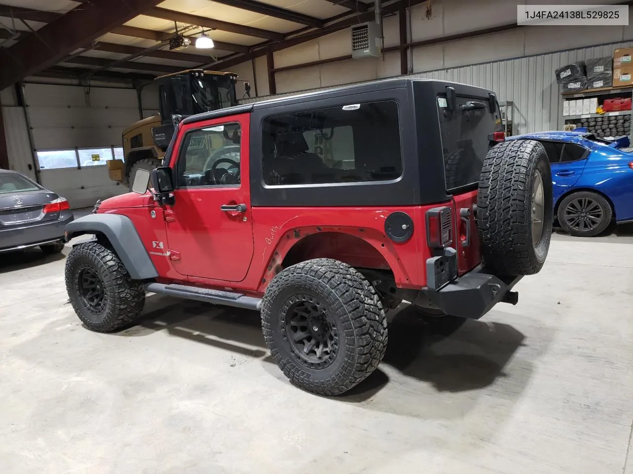 2008 Jeep Wrangler X VIN: 1J4FA24138L529825 Lot: 76027494