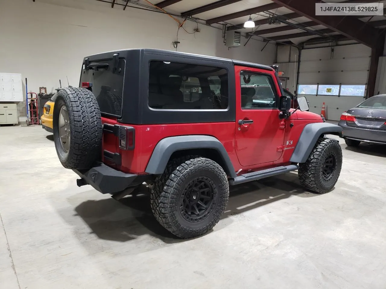 2008 Jeep Wrangler X VIN: 1J4FA24138L529825 Lot: 76027494