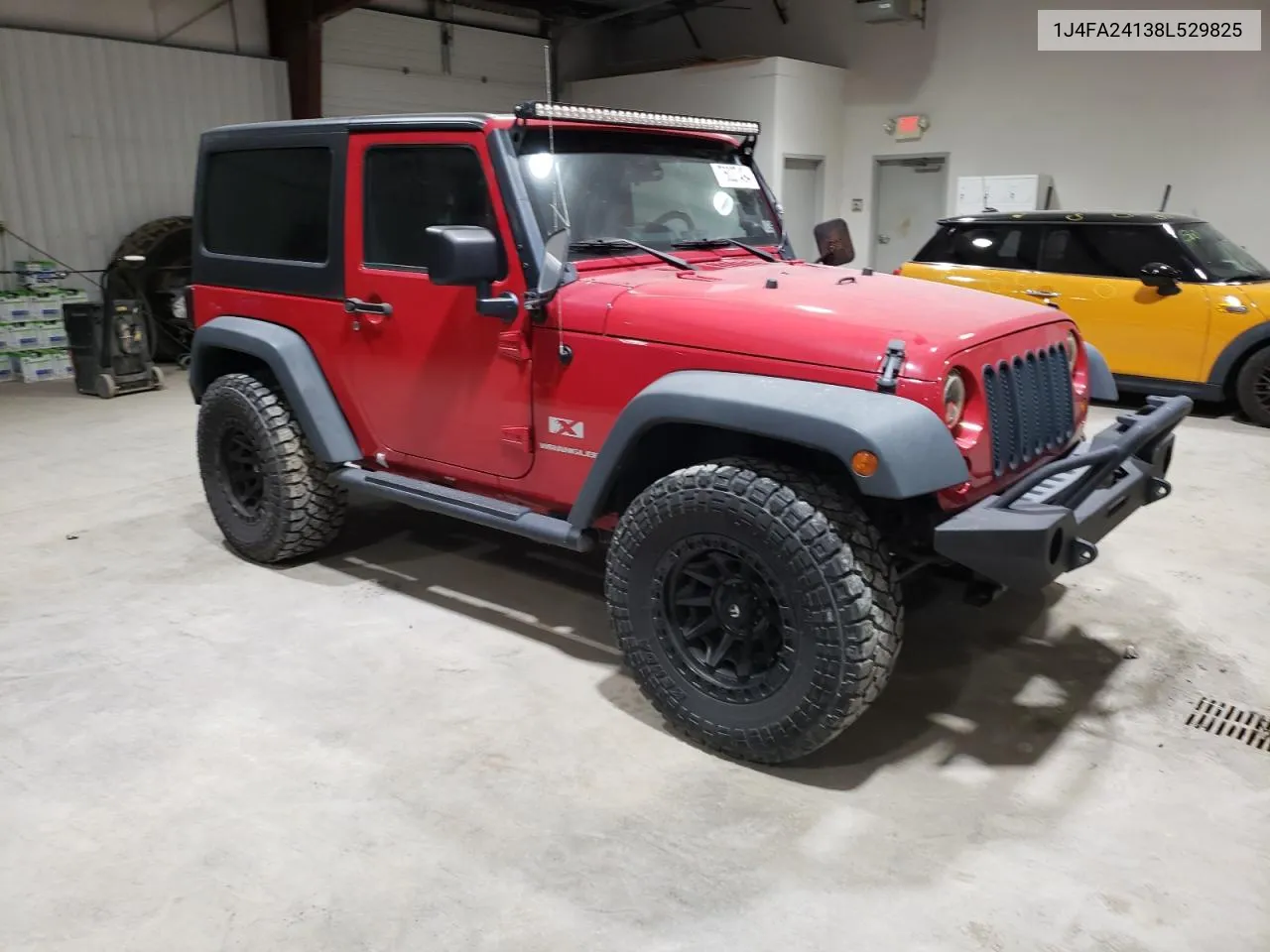 2008 Jeep Wrangler X VIN: 1J4FA24138L529825 Lot: 76027494