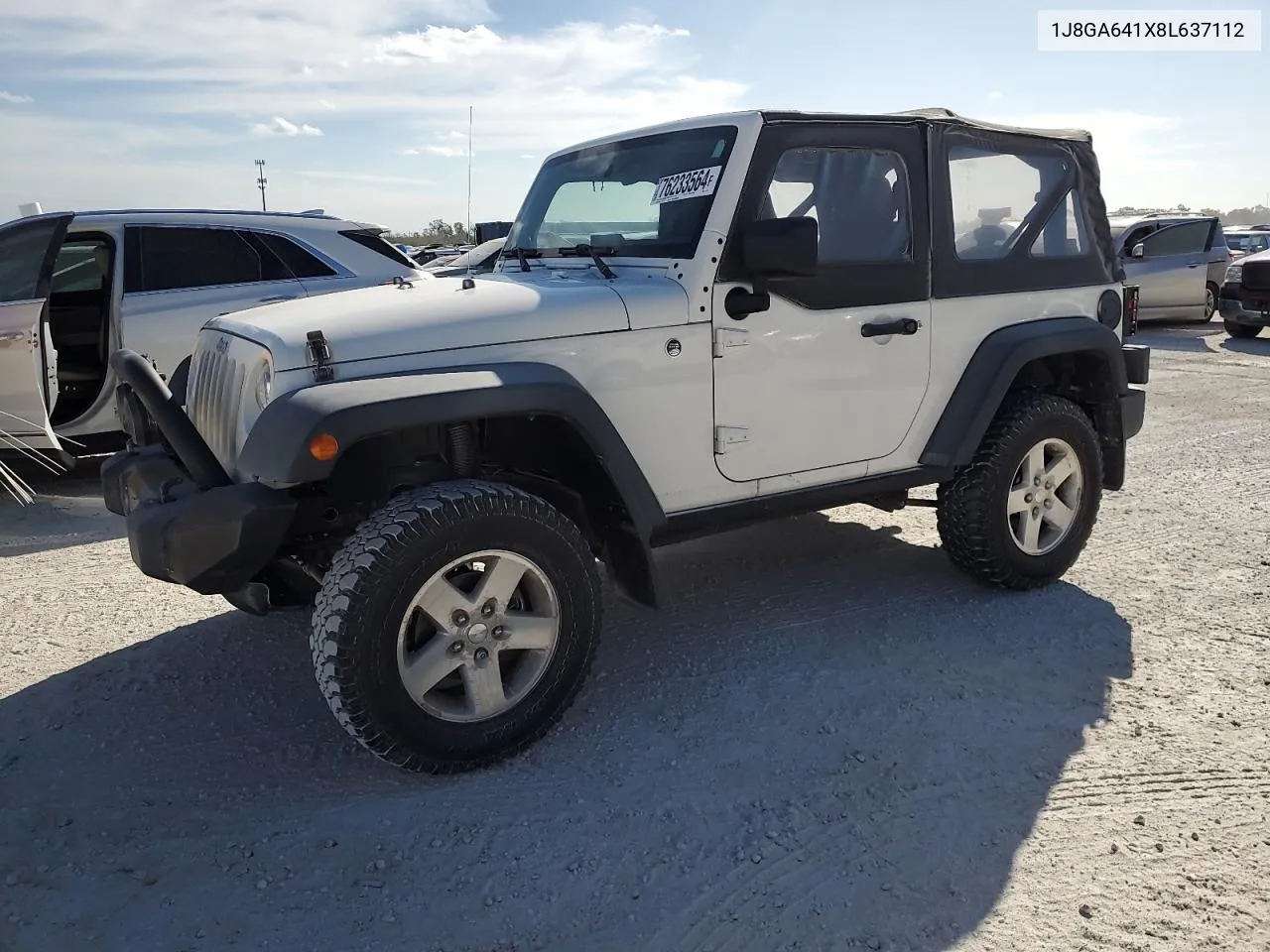 2008 Jeep Wrangler Rubicon VIN: 1J8GA641X8L637112 Lot: 76233564