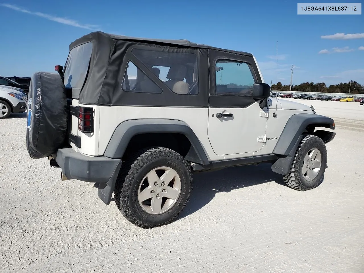 2008 Jeep Wrangler Rubicon VIN: 1J8GA641X8L637112 Lot: 76233564