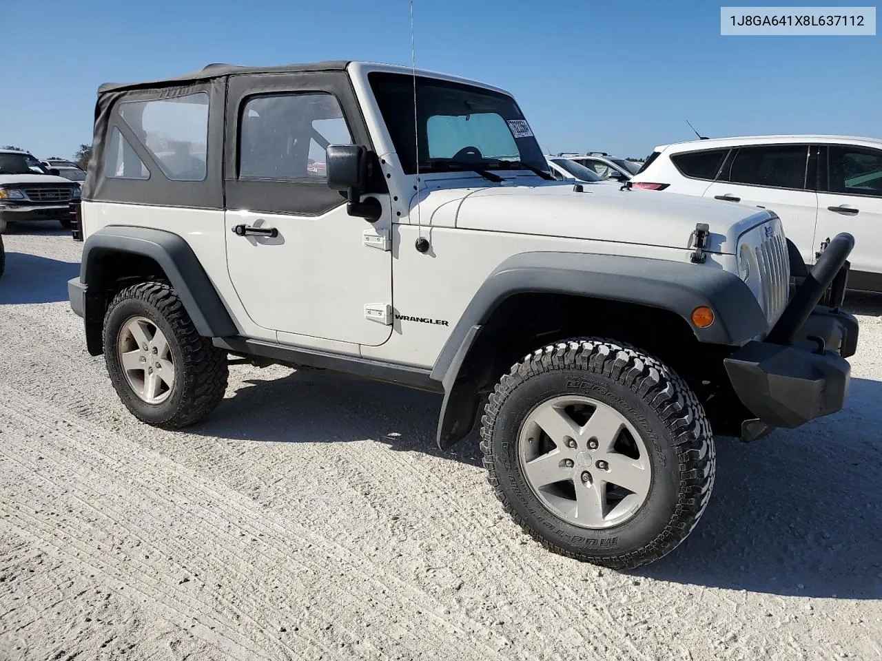 2008 Jeep Wrangler Rubicon VIN: 1J8GA641X8L637112 Lot: 76233564