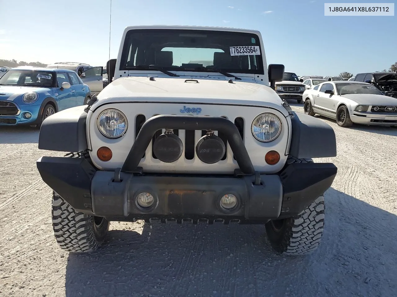 2008 Jeep Wrangler Rubicon VIN: 1J8GA641X8L637112 Lot: 76233564