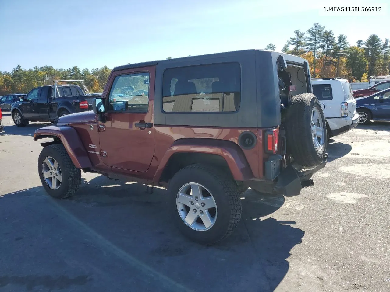 2008 Jeep Wrangler Sahara VIN: 1J4FA54158L566912 Lot: 76498854