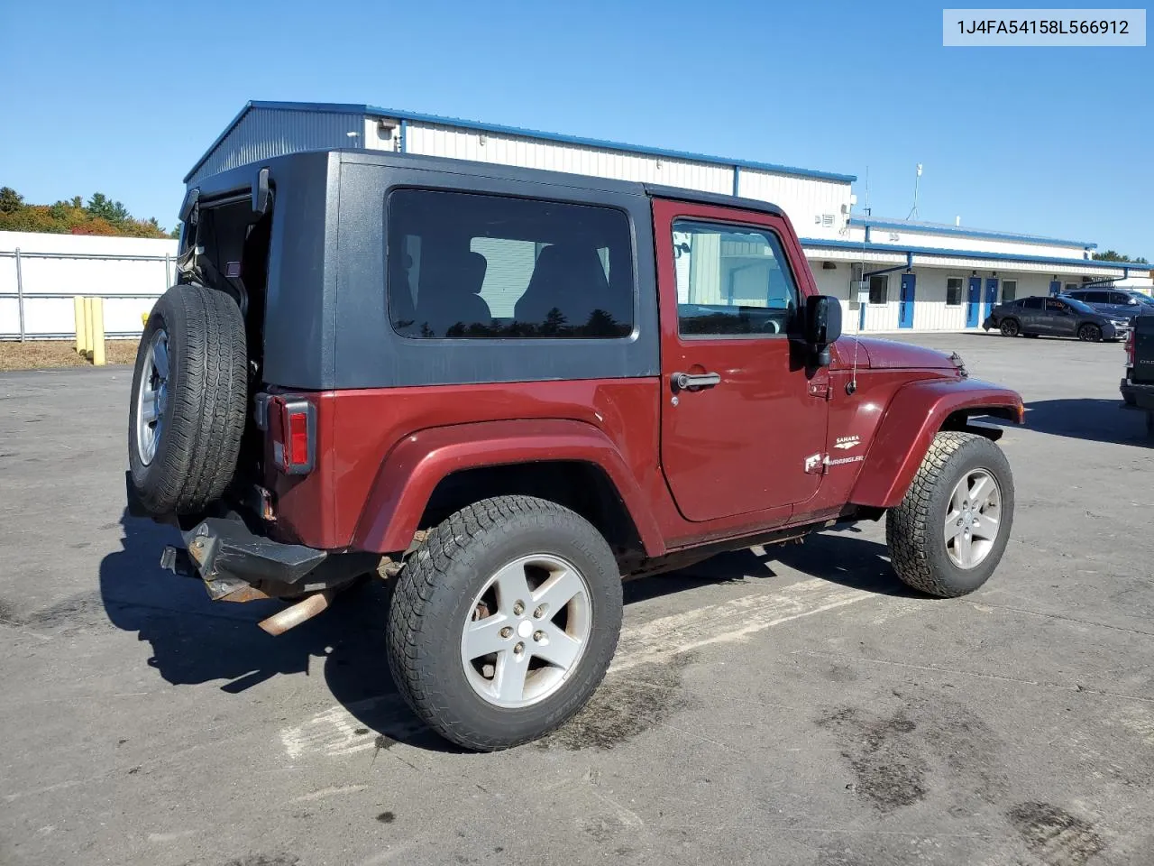 2008 Jeep Wrangler Sahara VIN: 1J4FA54158L566912 Lot: 76498854