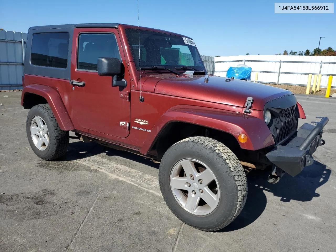 2008 Jeep Wrangler Sahara VIN: 1J4FA54158L566912 Lot: 76498854