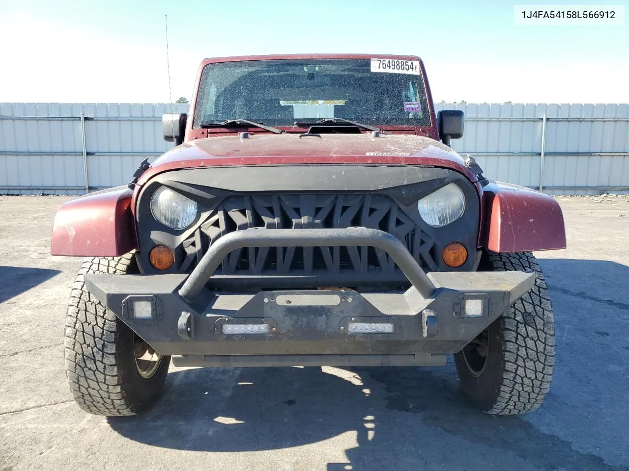 2008 Jeep Wrangler Sahara VIN: 1J4FA54158L566912 Lot: 76498854