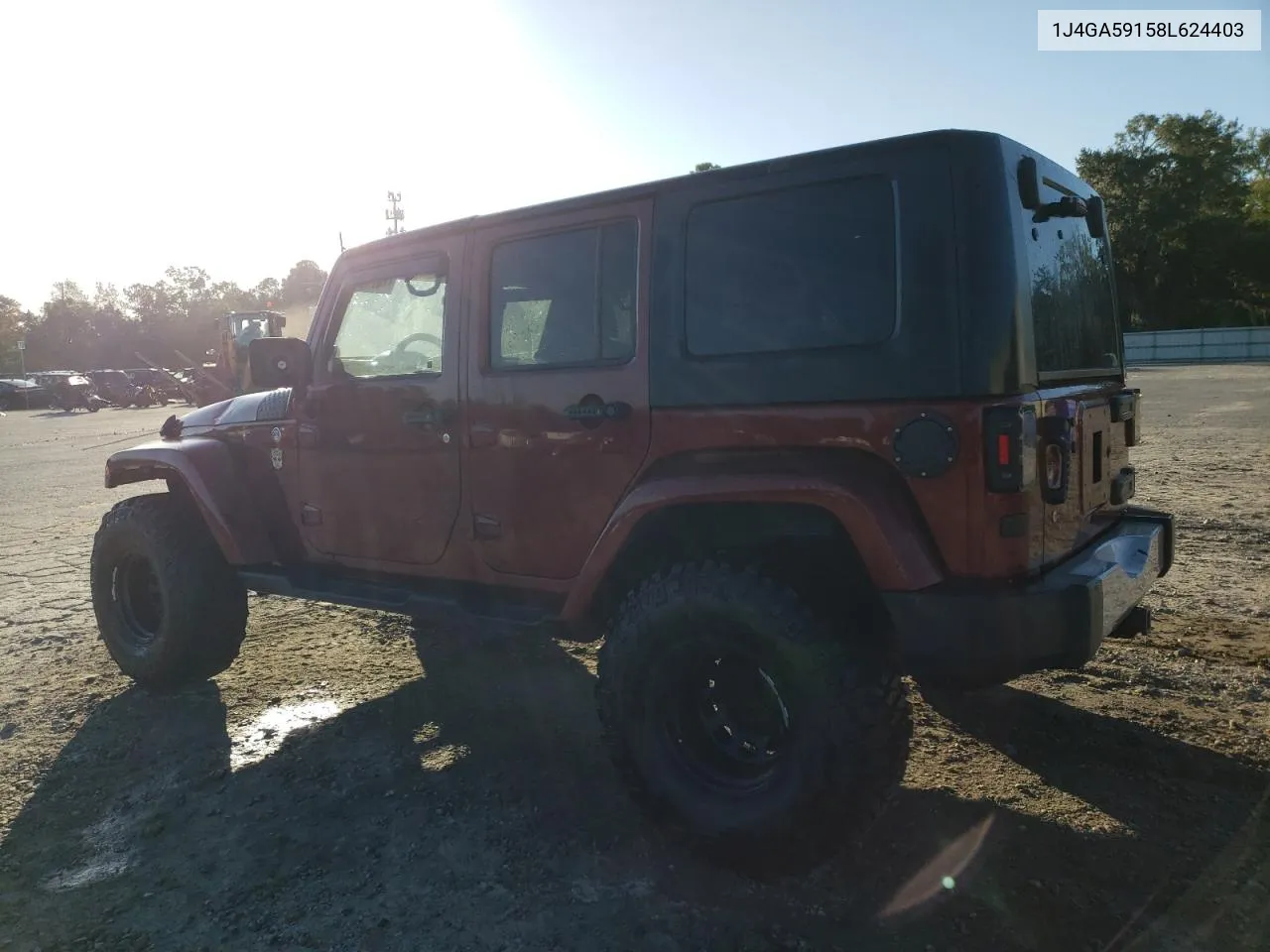 2008 Jeep Wrangler Unlimited Sahara VIN: 1J4GA59158L624403 Lot: 76746364