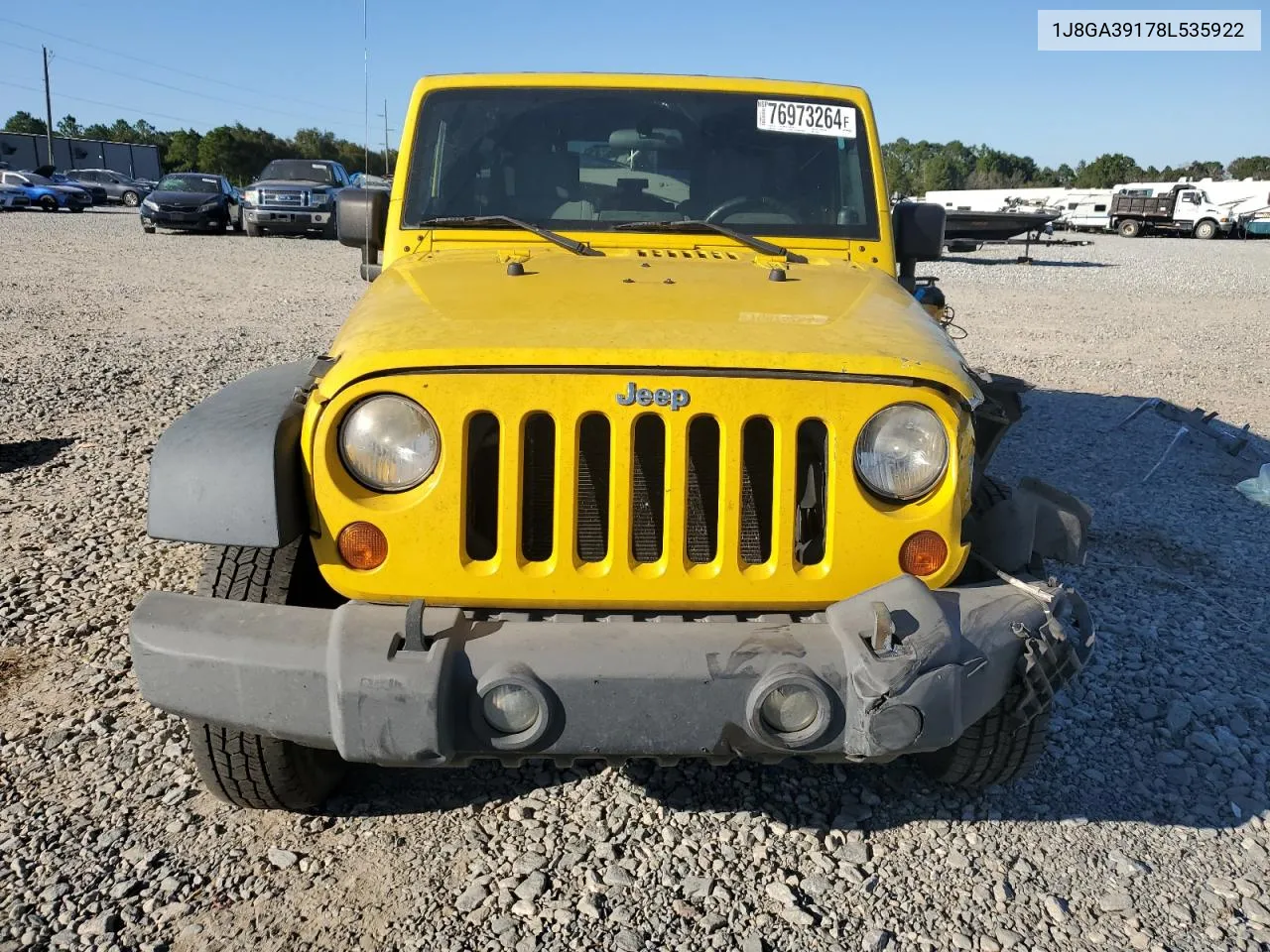 2008 Jeep Wrangler Unlimited X VIN: 1J8GA39178L535922 Lot: 76973264