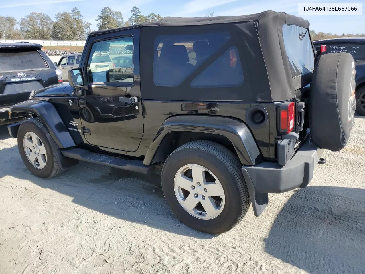 2008 Jeep Wrangler Sahara VIN: 1J4FA54138L567055 Lot: 77441184