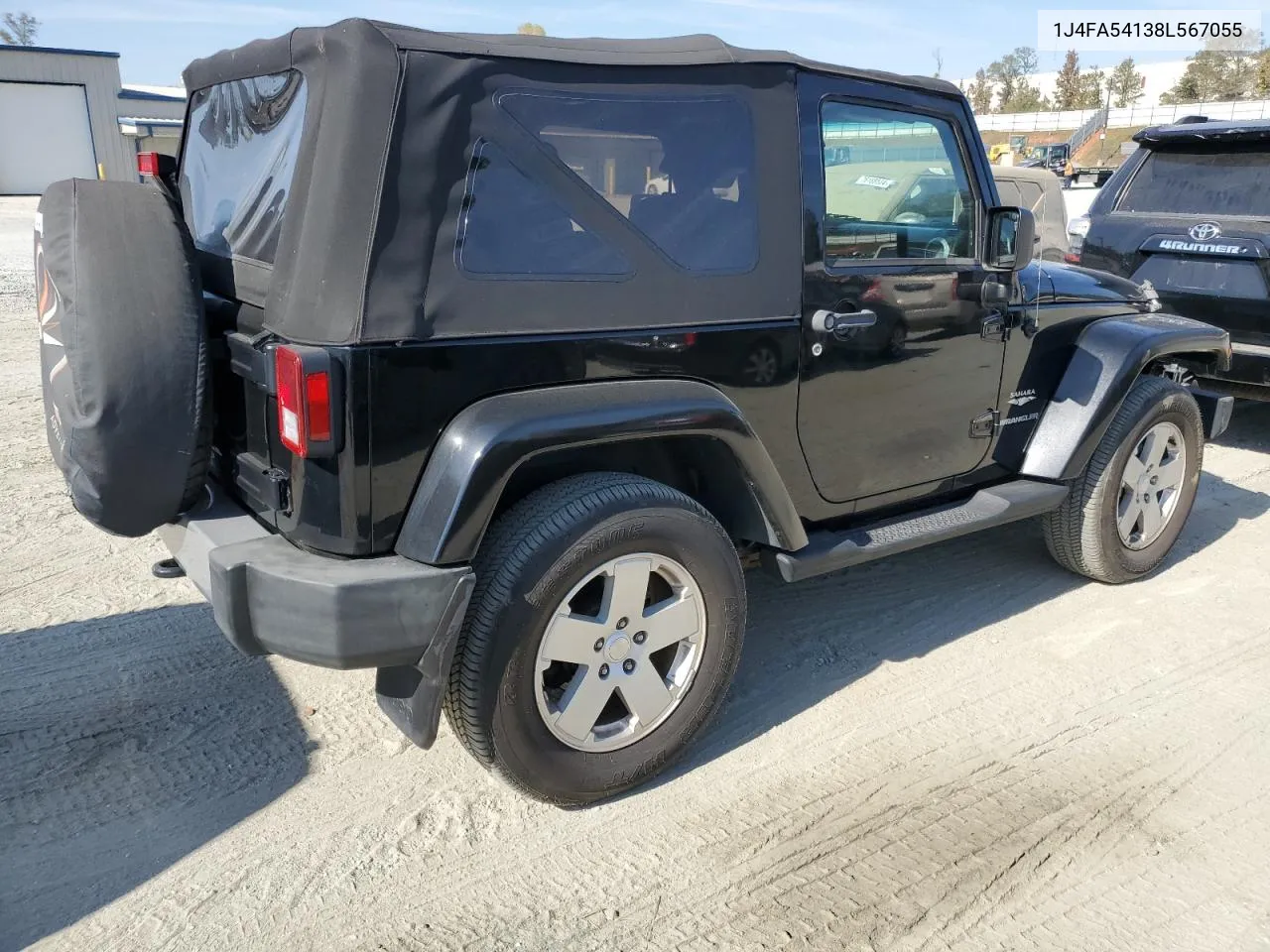 2008 Jeep Wrangler Sahara VIN: 1J4FA54138L567055 Lot: 77441184