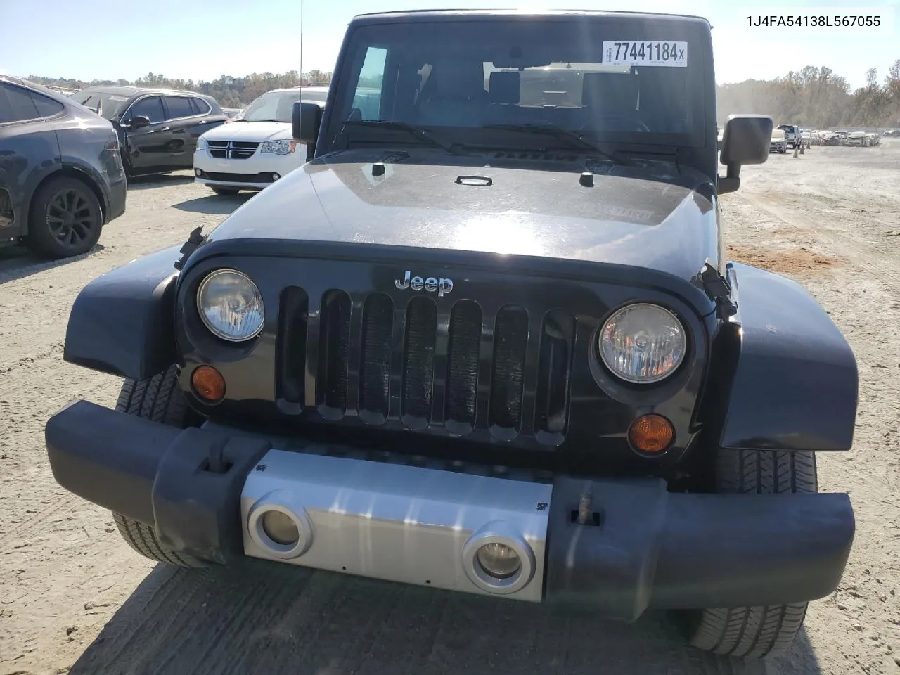 2008 Jeep Wrangler Sahara VIN: 1J4FA54138L567055 Lot: 77441184