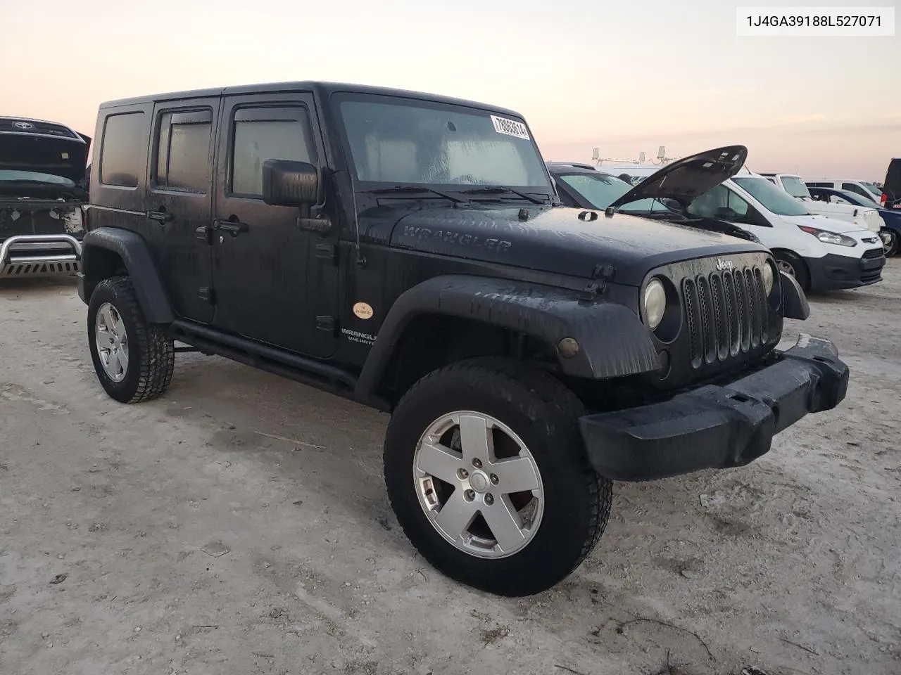 2008 Jeep Wrangler Unlimited X VIN: 1J4GA39188L527071 Lot: 78063614