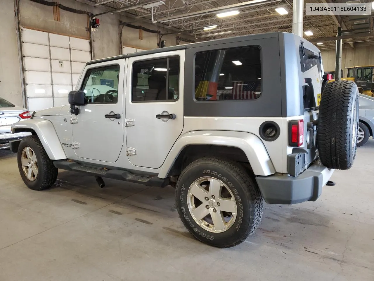 2008 Jeep Wrangler Unlimited Sahara VIN: 1J4GA59118L604133 Lot: 78225764