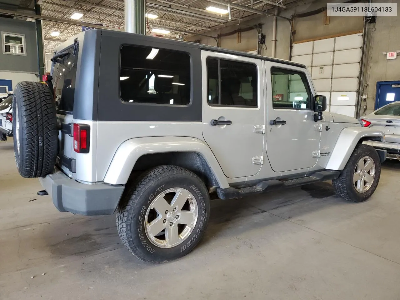 2008 Jeep Wrangler Unlimited Sahara VIN: 1J4GA59118L604133 Lot: 78225764