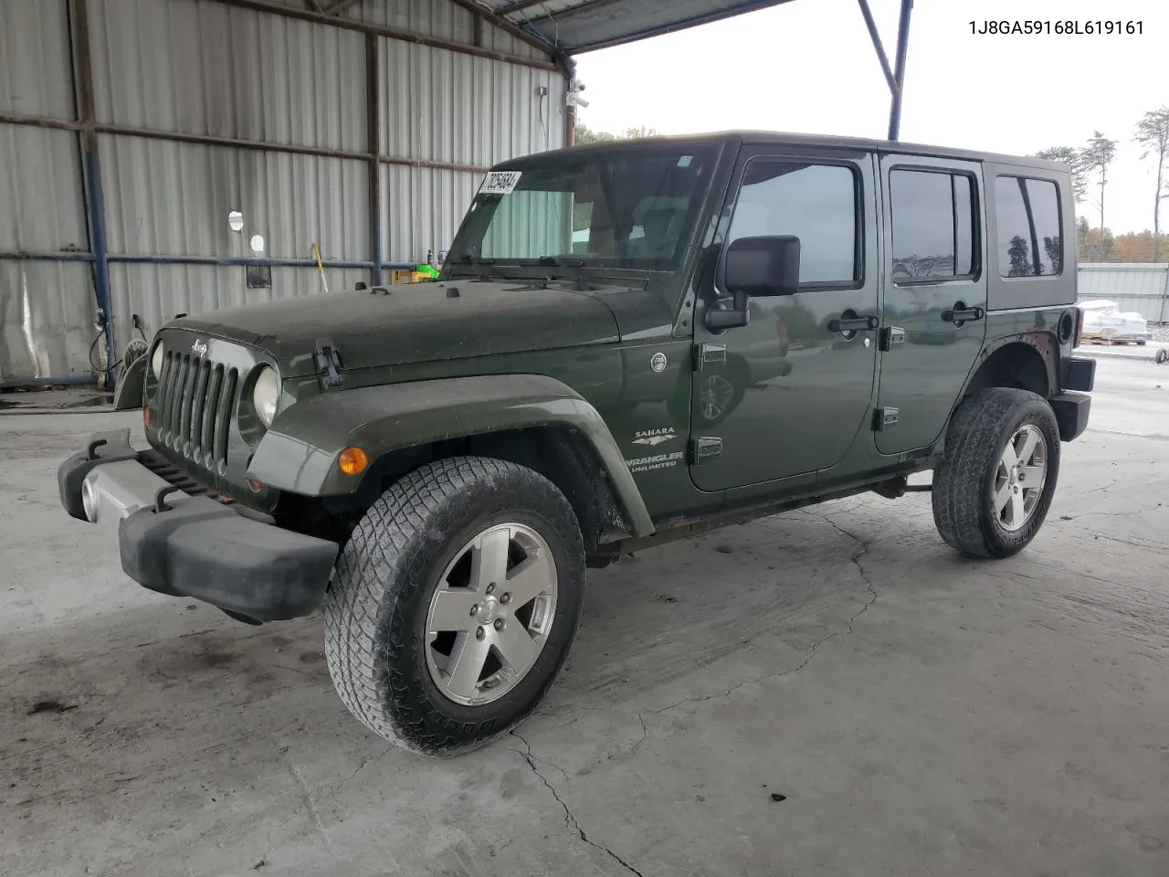 2008 Jeep Wrangler Unlimited Sahara VIN: 1J8GA59168L619161 Lot: 78254684