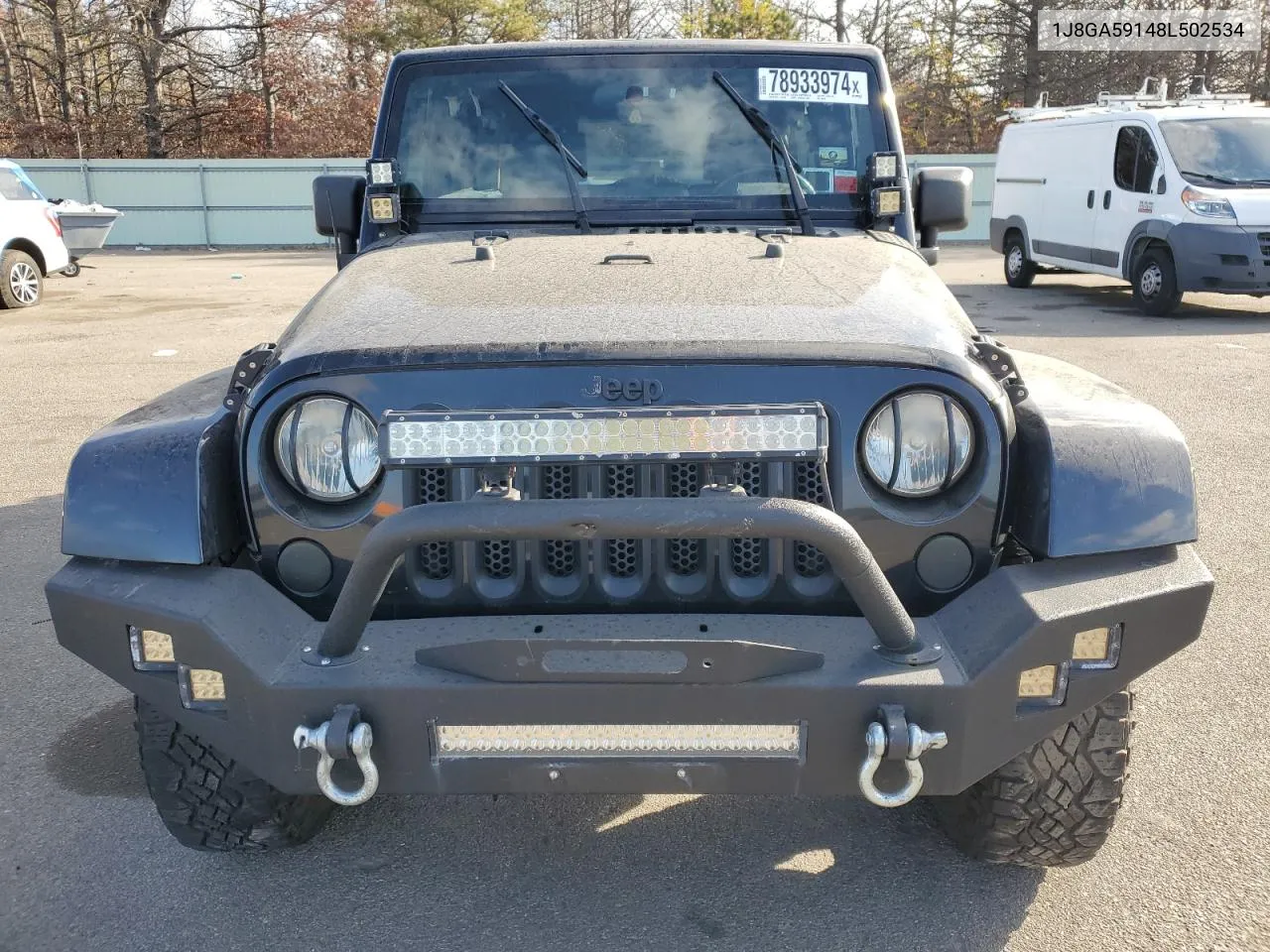 2008 Jeep Wrangler Unlimited Sahara VIN: 1J8GA59148L502534 Lot: 78933974