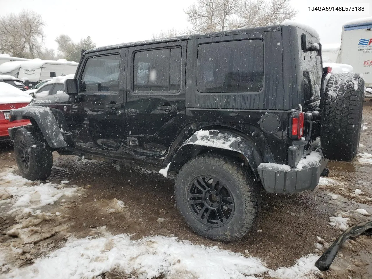 2008 Jeep Wrangler Unlimited Rubicon VIN: 1J4GA69148L573188 Lot: 79471014