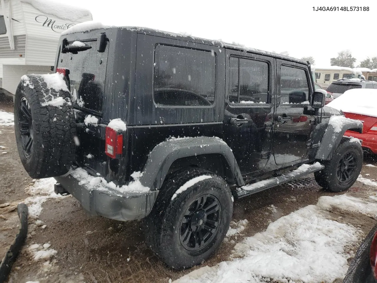 2008 Jeep Wrangler Unlimited Rubicon VIN: 1J4GA69148L573188 Lot: 79471014