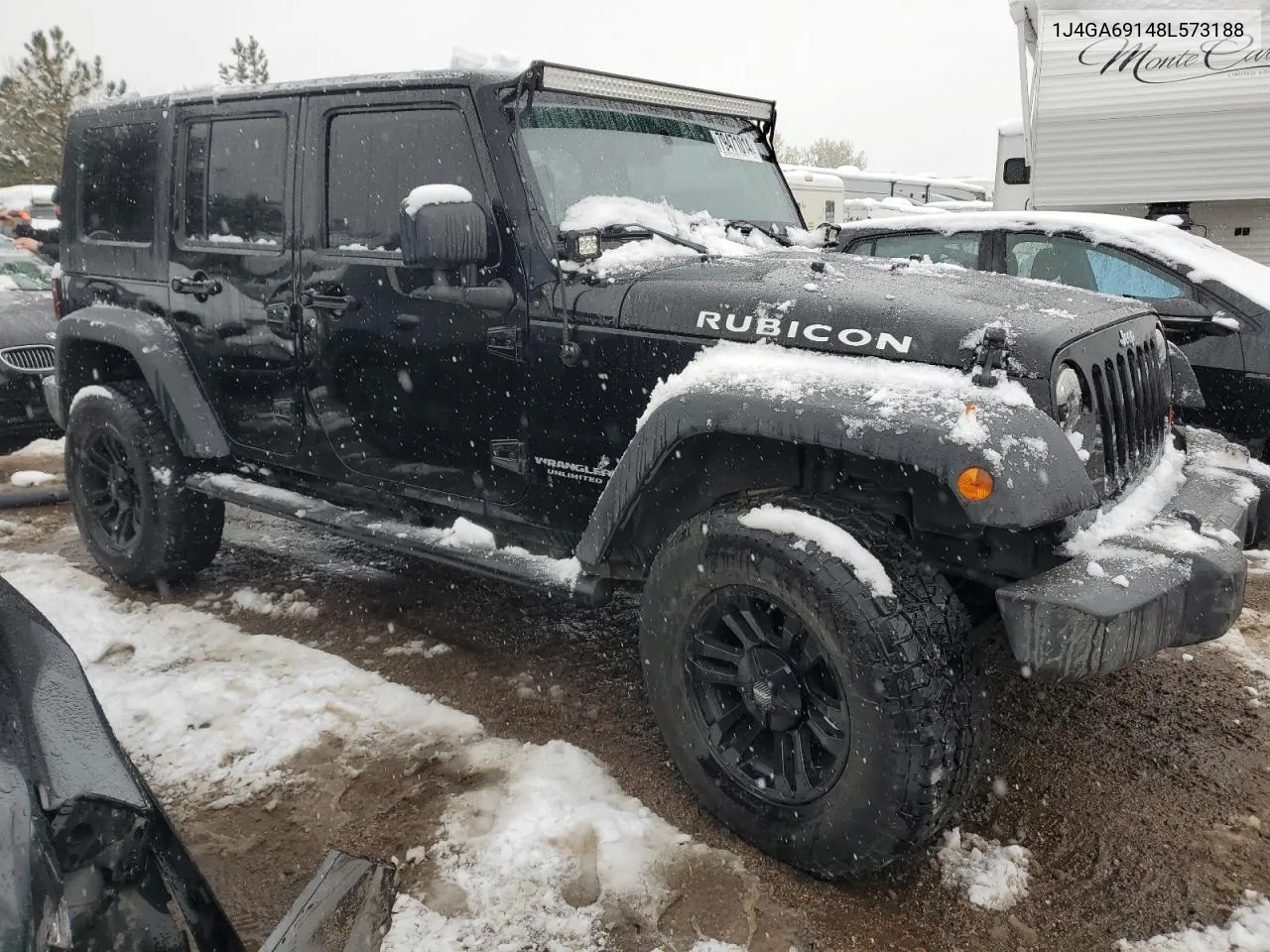 2008 Jeep Wrangler Unlimited Rubicon VIN: 1J4GA69148L573188 Lot: 79471014