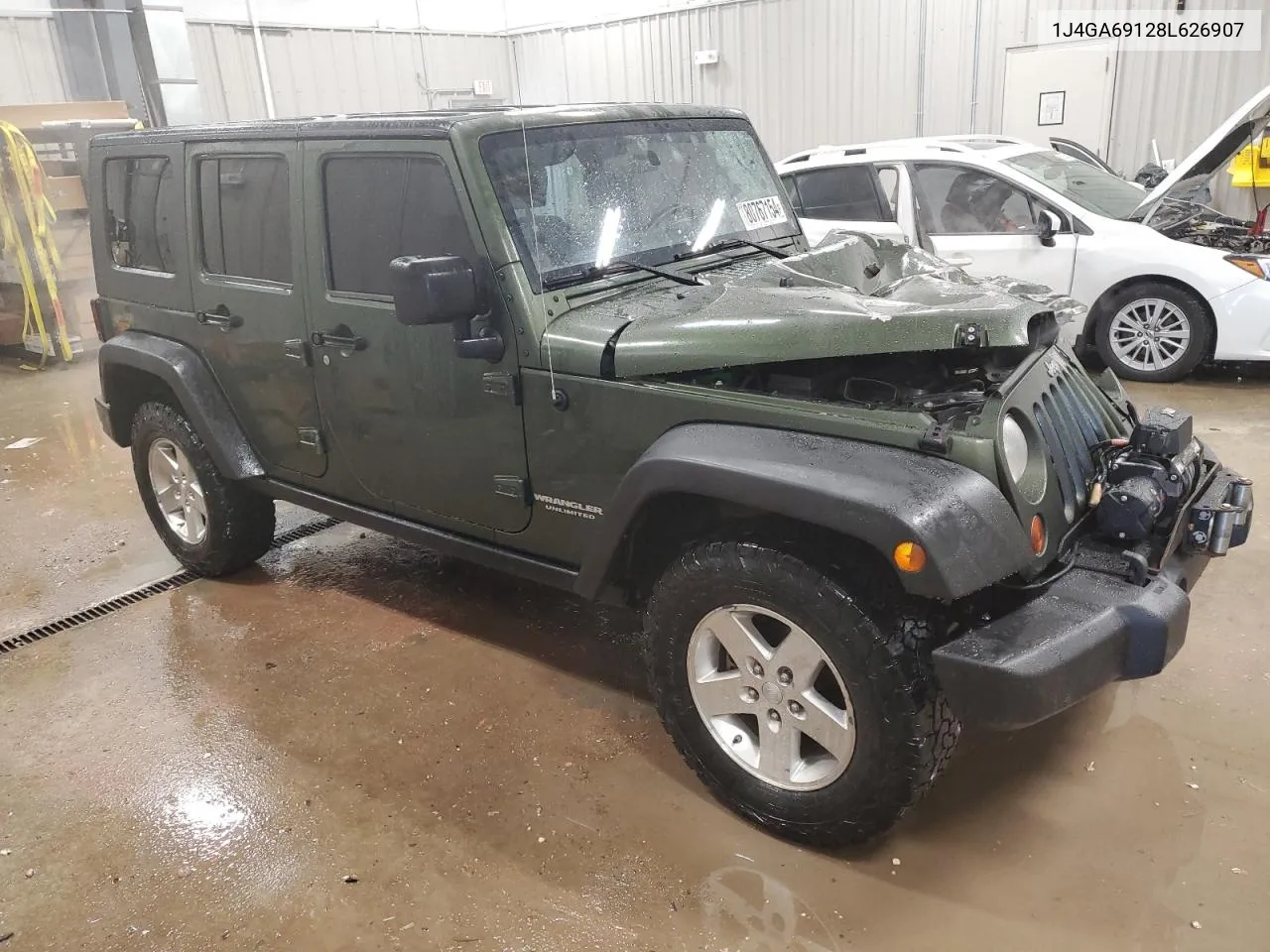 2008 Jeep Wrangler Unlimited Rubicon VIN: 1J4GA69128L626907 Lot: 80767154