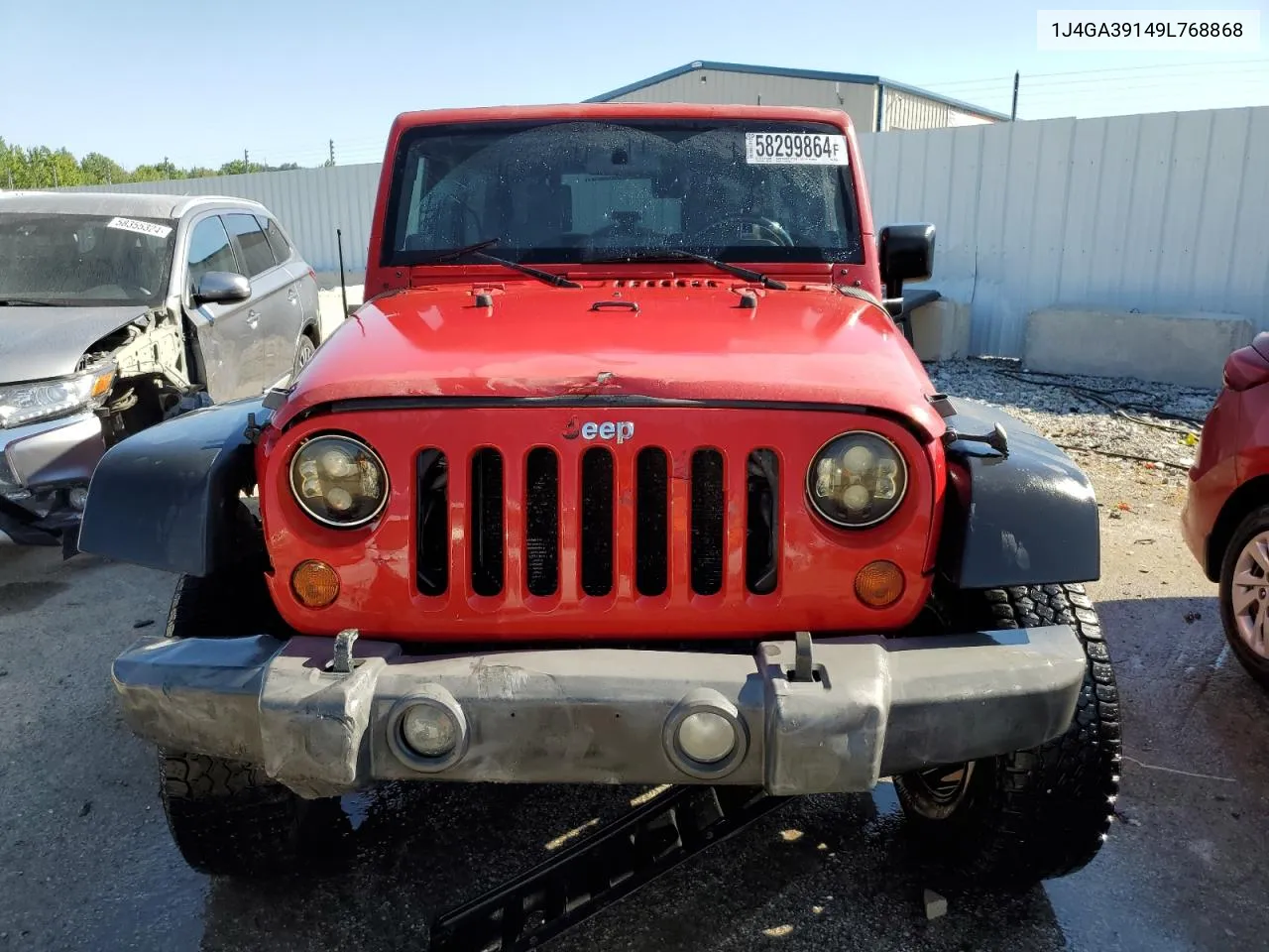 2009 Jeep Wrangler Unlimited X VIN: 1J4GA39149L768868 Lot: 58299864