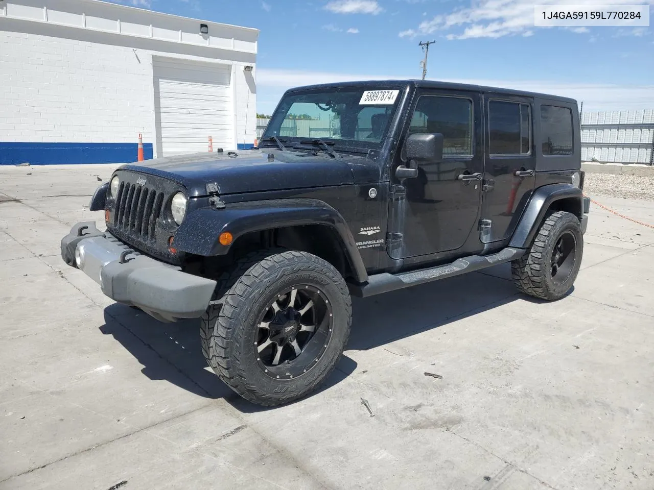 1J4GA59159L770284 2009 Jeep Wrangler Unlimited Sahara