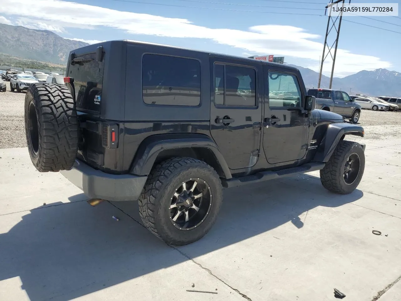 1J4GA59159L770284 2009 Jeep Wrangler Unlimited Sahara