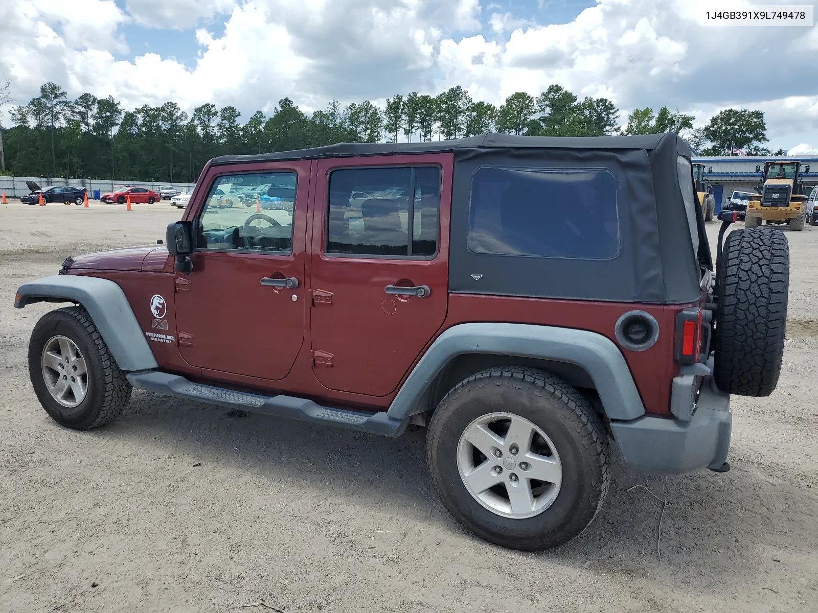 2009 Jeep Wrangler Unlimited X VIN: 1J4GB391X9L749478 Lot: 64132154