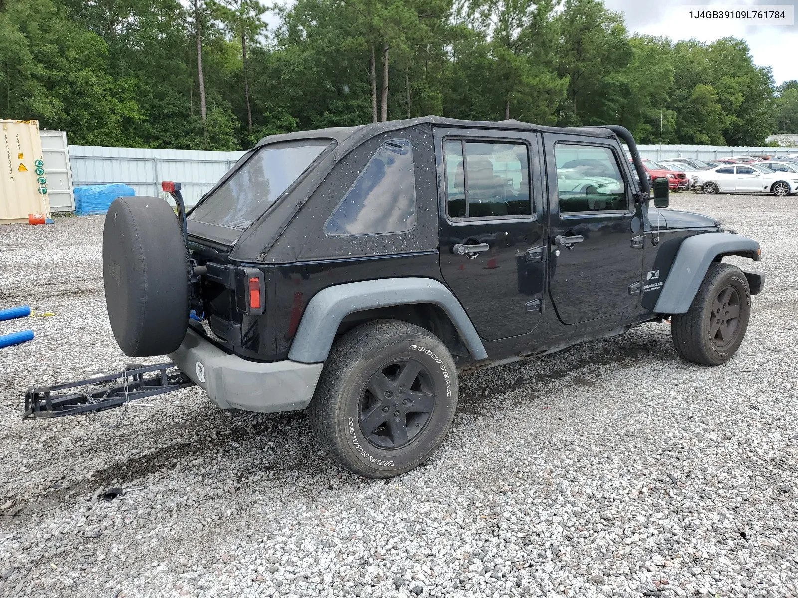 2009 Jeep Wrangler Unlimited X VIN: 1J4GB39109L761784 Lot: 64579904