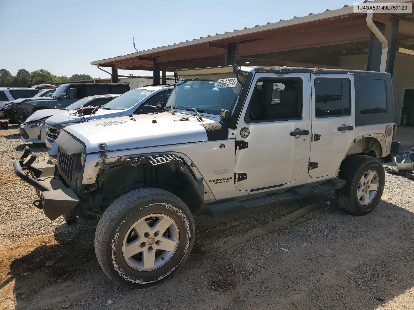 1J4GA59149L759129 2009 Jeep Wrangler Unlimited Sahara