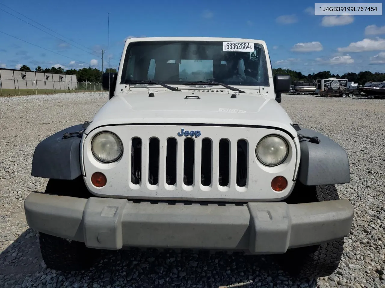 2009 Jeep Wrangler Unlimited X VIN: 1J4GB39199L767454 Lot: 68362884