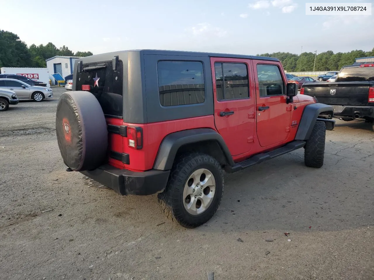 2009 Jeep Wrangler Unlimited X VIN: 1J4GA391X9L708724 Lot: 68364414