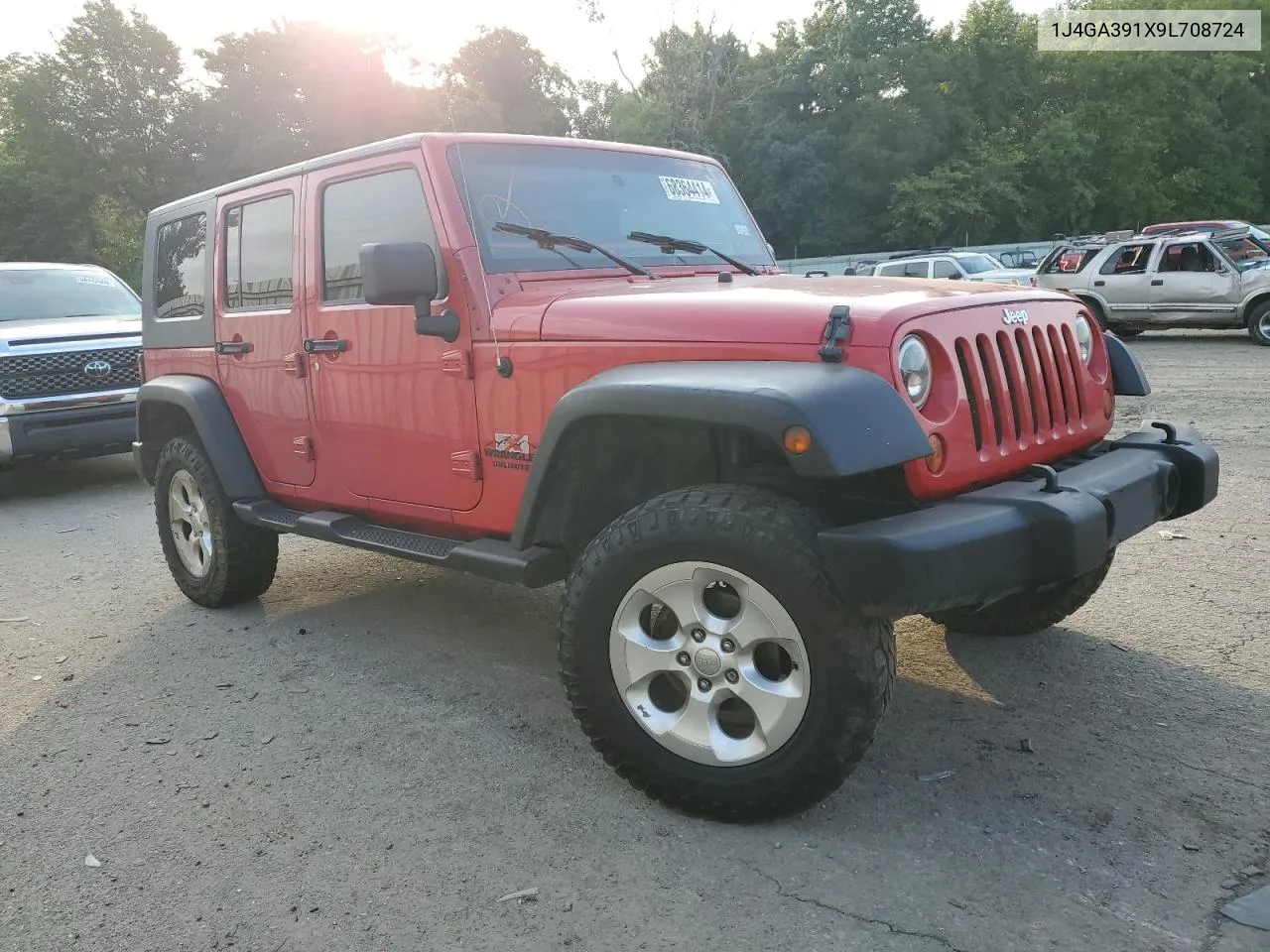 2009 Jeep Wrangler Unlimited X VIN: 1J4GA391X9L708724 Lot: 68364414