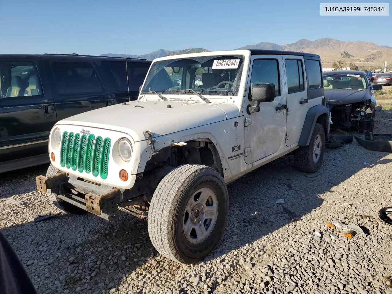 2009 Jeep Wrangler Unlimited X VIN: 1J4GA39199L745344 Lot: 68814344