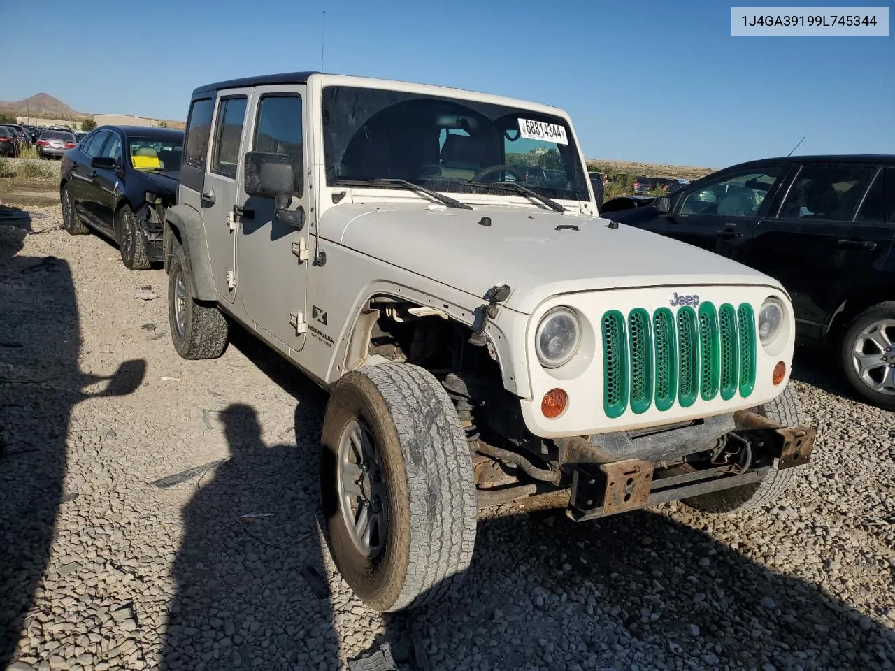 2009 Jeep Wrangler Unlimited X VIN: 1J4GA39199L745344 Lot: 68814344