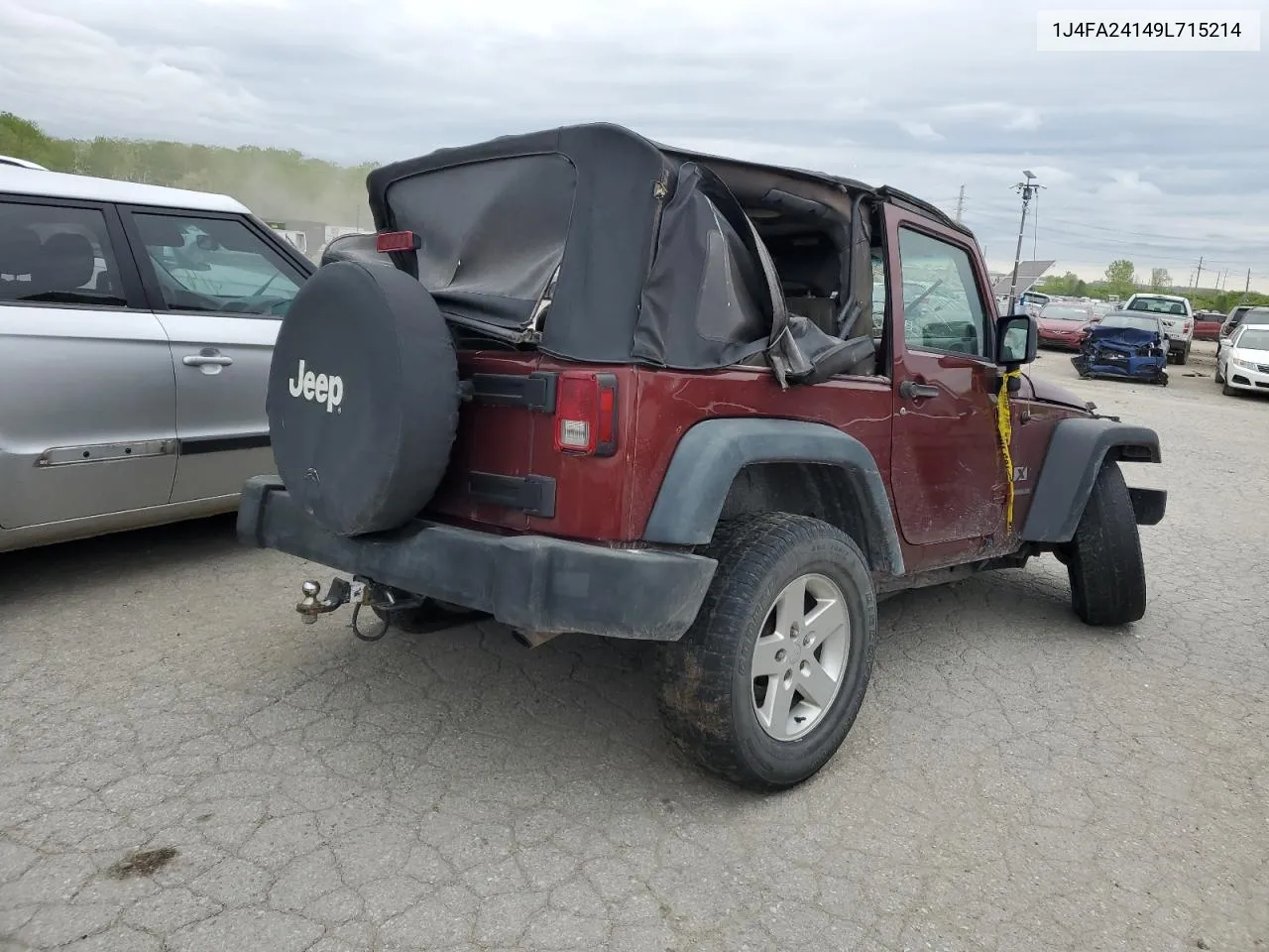 2009 Jeep Wrangler X VIN: 1J4FA24149L715214 Lot: 70021334