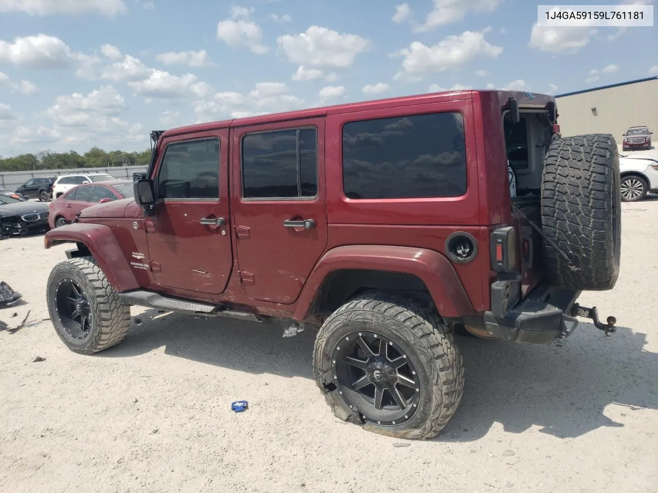 2009 Jeep Wrangler Unlimited Sahara VIN: 1J4GA59159L761181 Lot: 71532354