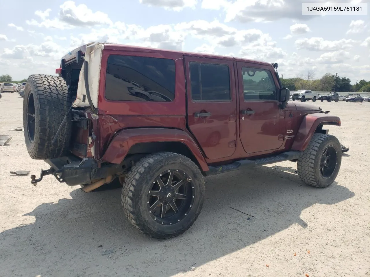 2009 Jeep Wrangler Unlimited Sahara VIN: 1J4GA59159L761181 Lot: 71532354