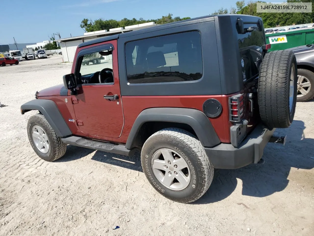 2009 Jeep Wrangler X VIN: 1J4FA24159L728912 Lot: 71565044