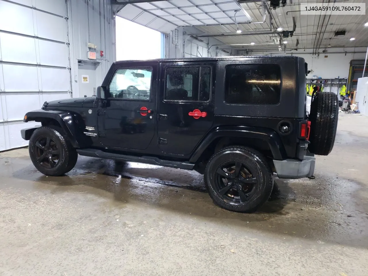 2009 Jeep Wrangler Unlimited Sahara VIN: 1J4GA59109L760472 Lot: 71586864