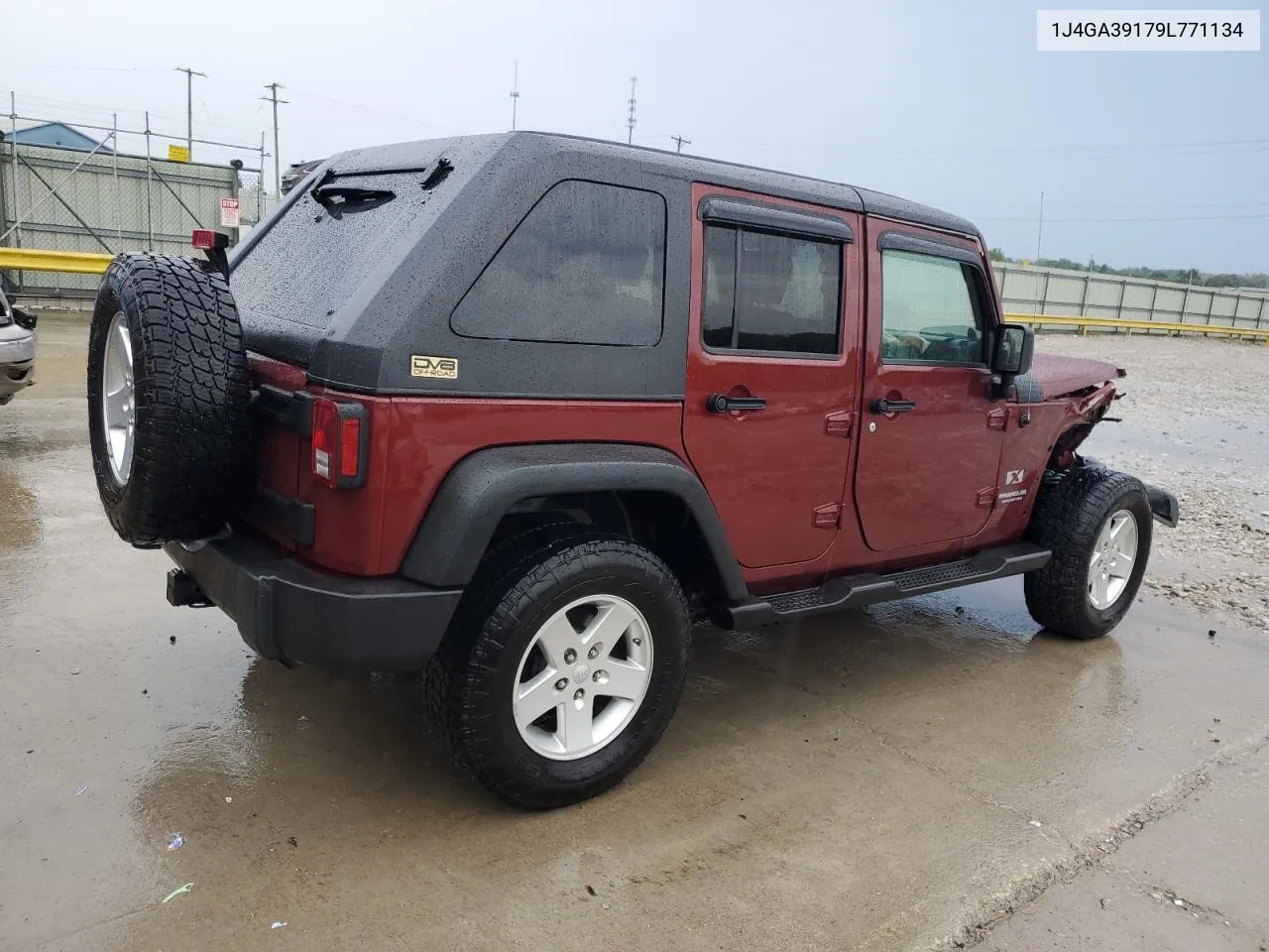 2009 Jeep Wrangler Unlimited X VIN: 1J4GA39179L771134 Lot: 72401254