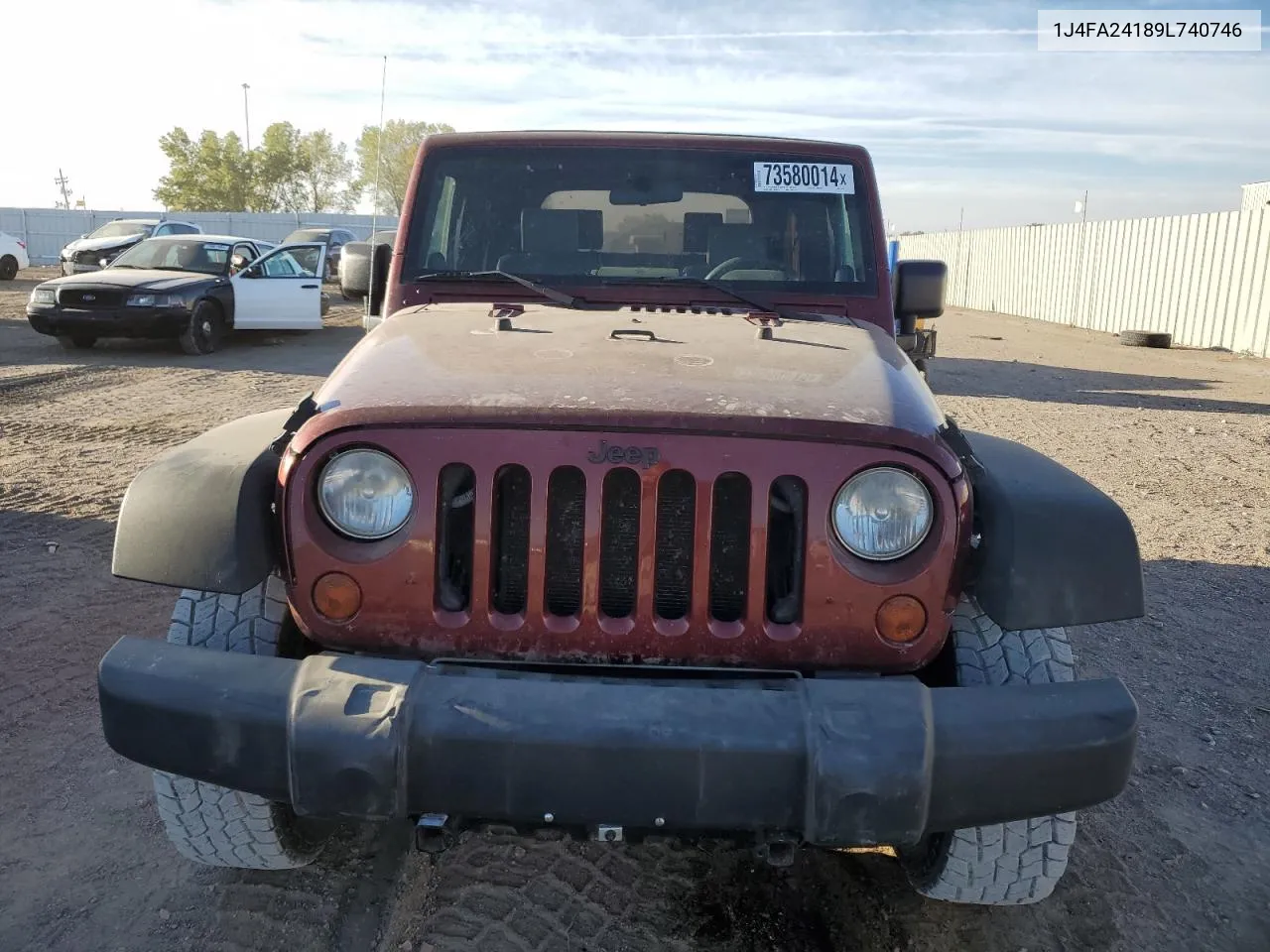 2009 Jeep Wrangler X VIN: 1J4FA24189L740746 Lot: 73580014