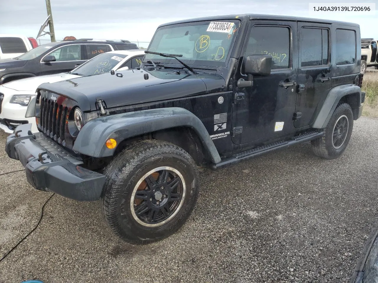 2009 Jeep Wrangler Unlimited X VIN: 1J4GA39139L720696 Lot: 73838634