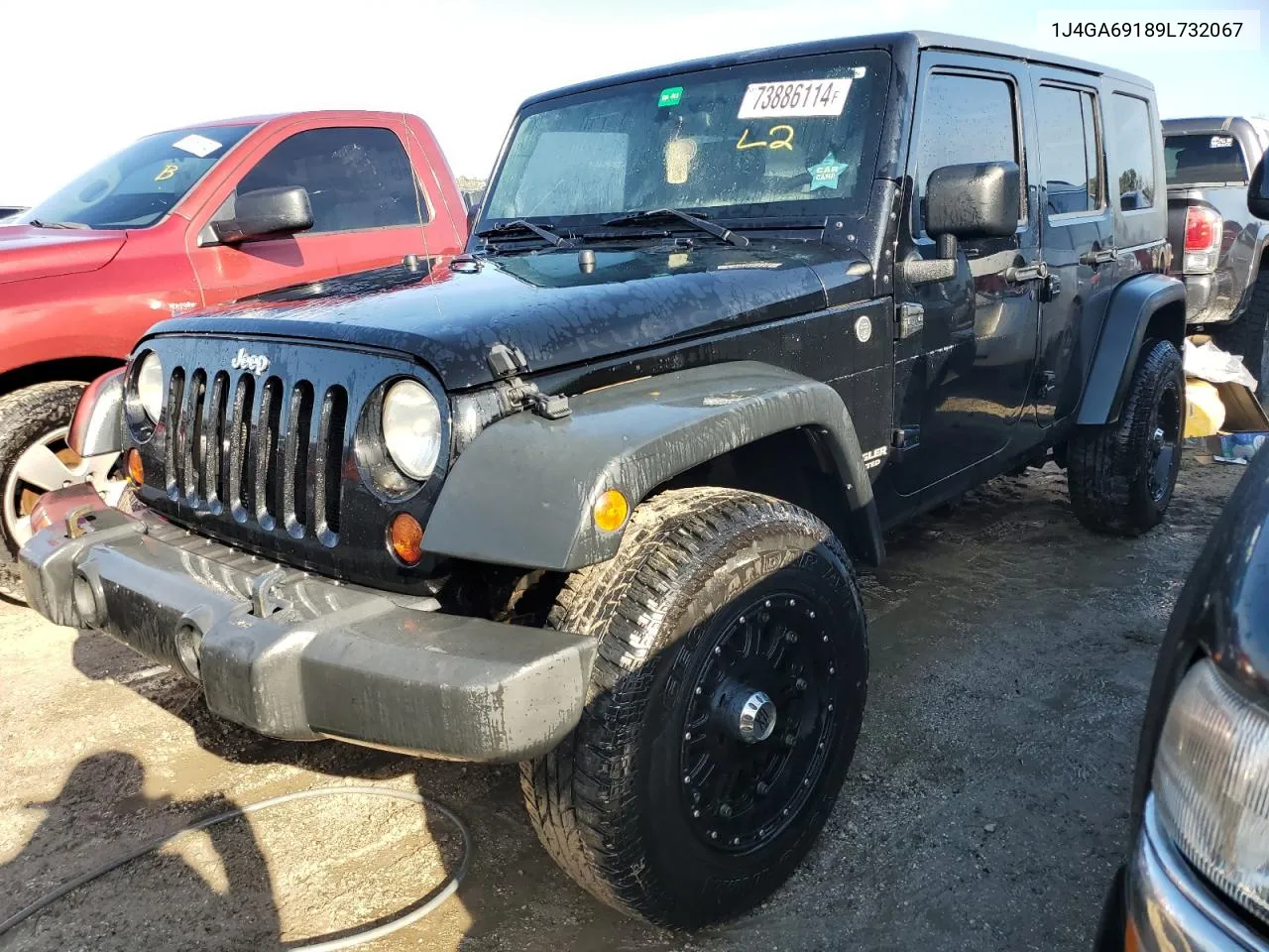 2009 Jeep Wrangler Unlimited Rubicon VIN: 1J4GA69189L732067 Lot: 73886114