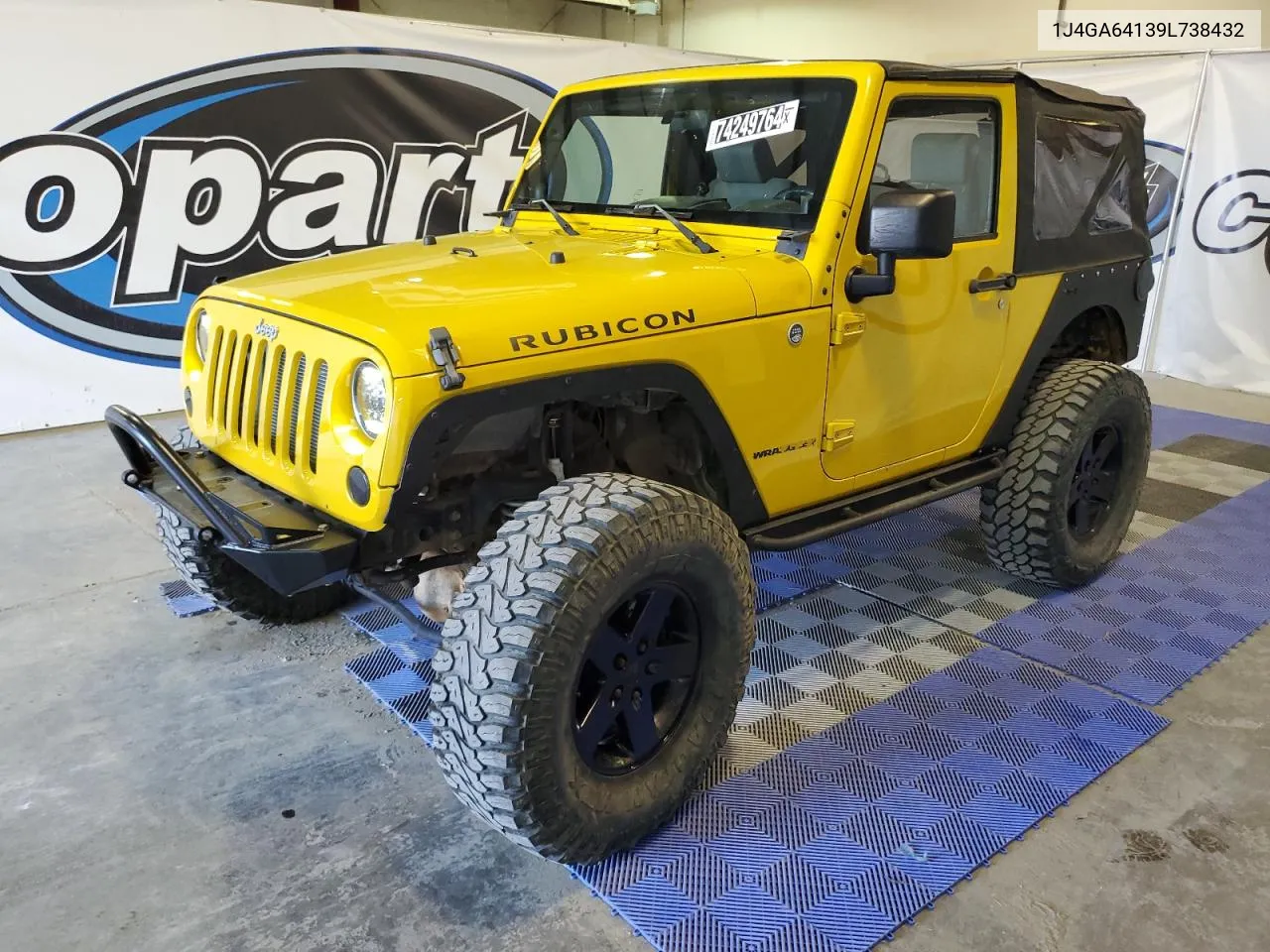 2009 Jeep Wrangler Rubicon VIN: 1J4GA64139L738432 Lot: 74249764