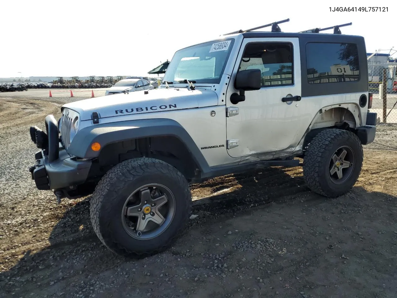 2009 Jeep Wrangler Rubicon VIN: 1J4GA64149L757121 Lot: 74258934