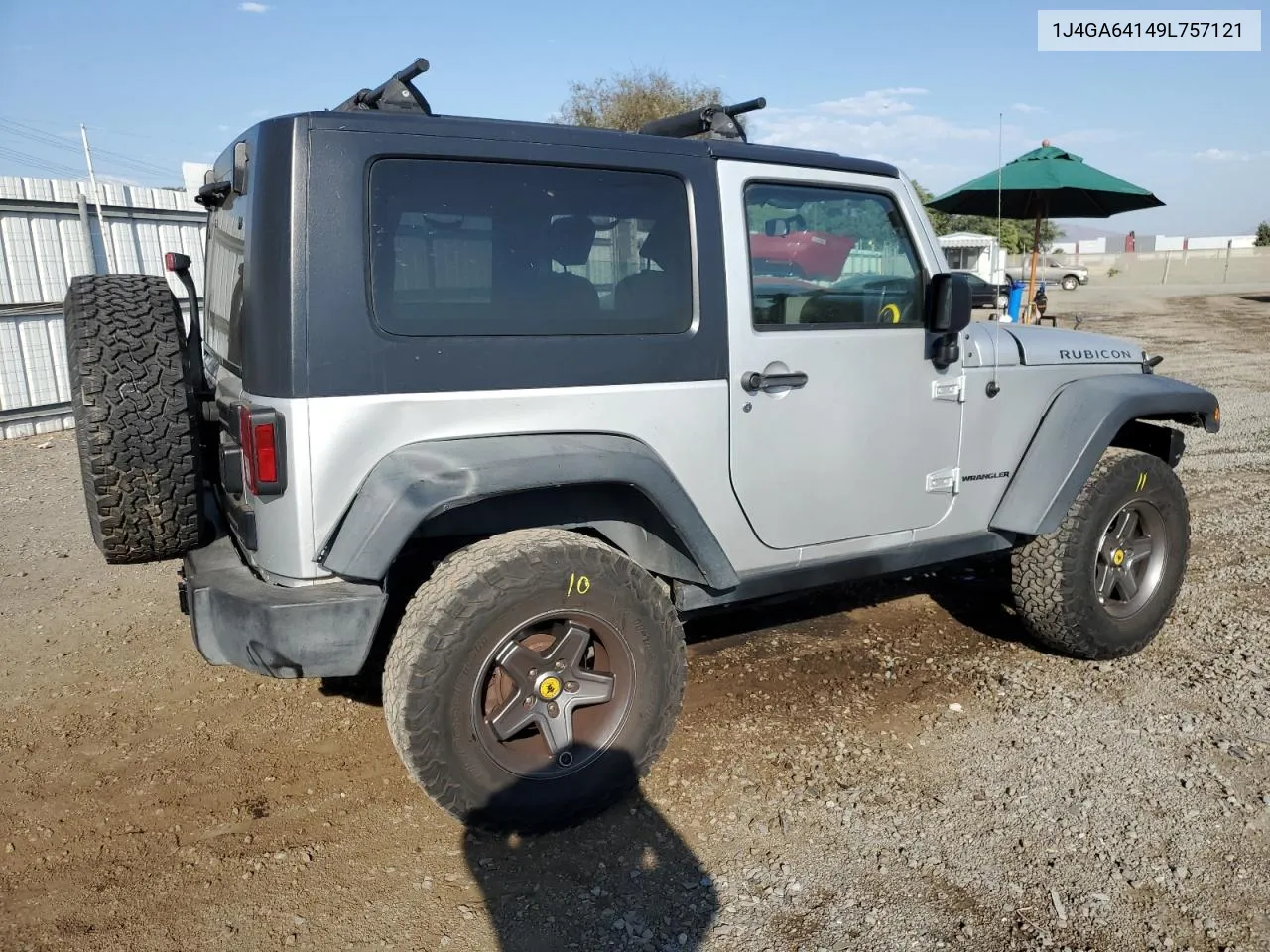 2009 Jeep Wrangler Rubicon VIN: 1J4GA64149L757121 Lot: 74258934