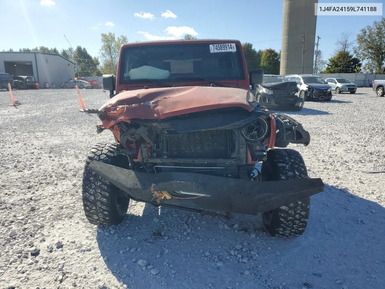 2009 Jeep Wrangler X VIN: 1J4FA24159L741188 Lot: 74589914